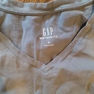 Gray gap maternity shirt